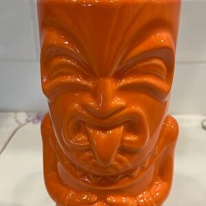 Squid by Tiki Farm Orange Tiki Witch Doctor Mug 2008